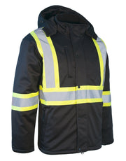 Hi Vis Softshell Winter Safety Jacket - Hi Vis Safety