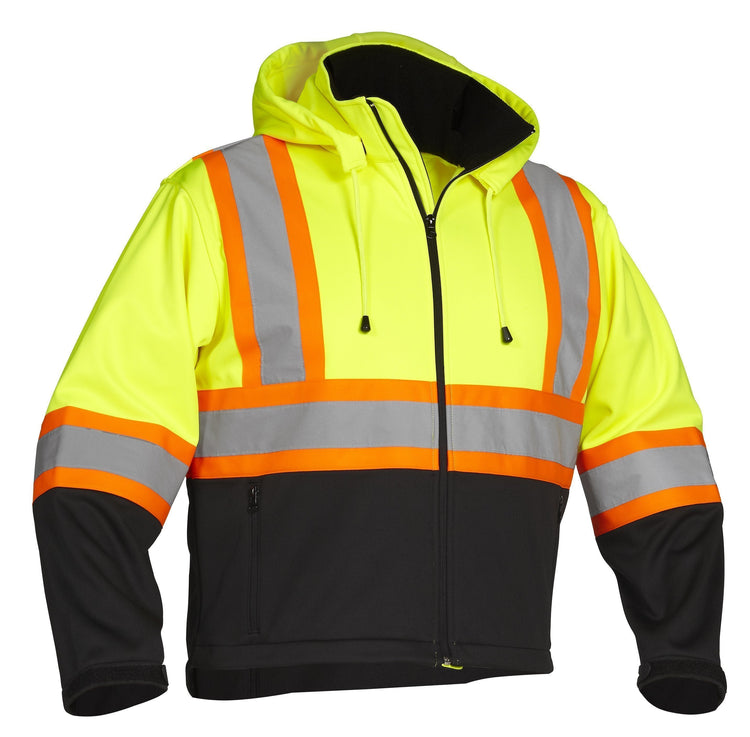 Re-Engineered Hi Vis Safety Softshell - Hi Vis Safety