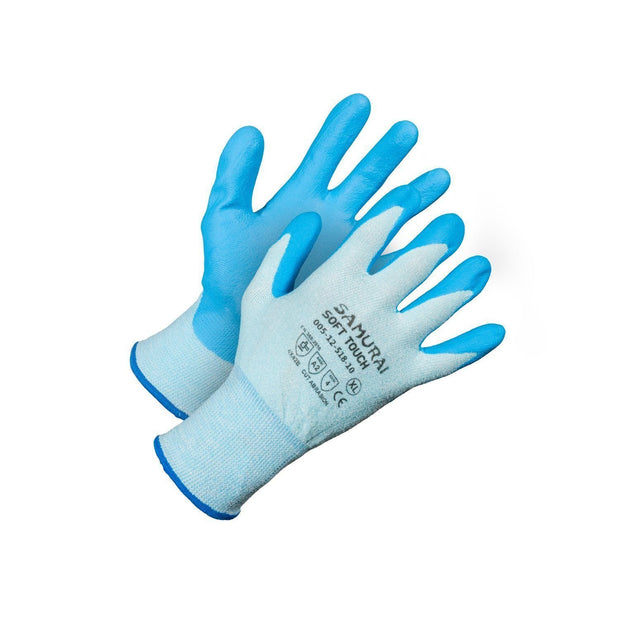 Schwer Highest Level Cut Resistant Work Gloves for Extreme Protection, ANSI A9 Working Gloves with Sandy Nitrile Coated, Touch-Screen Compatible